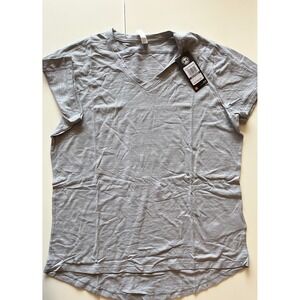 Women's Under Armour V-Neck T-Shirt - Heat Gear - Grey -‎ NWT - 2XL